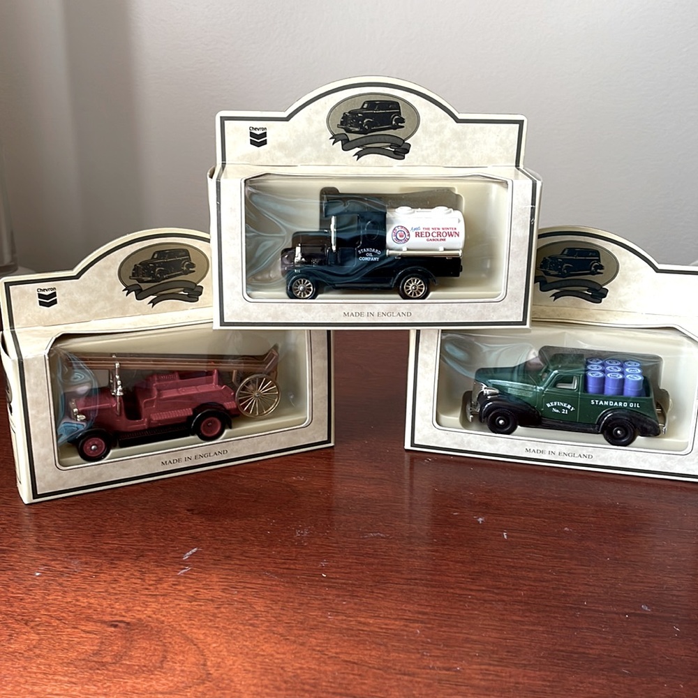 Chevron Commemorative Collection Die Cast Vehicles - 1 pkg of 3 Trucks